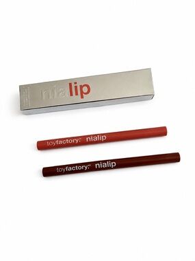 toyfactory nialip Niacinamide Lip Liners Duo Kit Nude Protocol Deep Seek NIB
